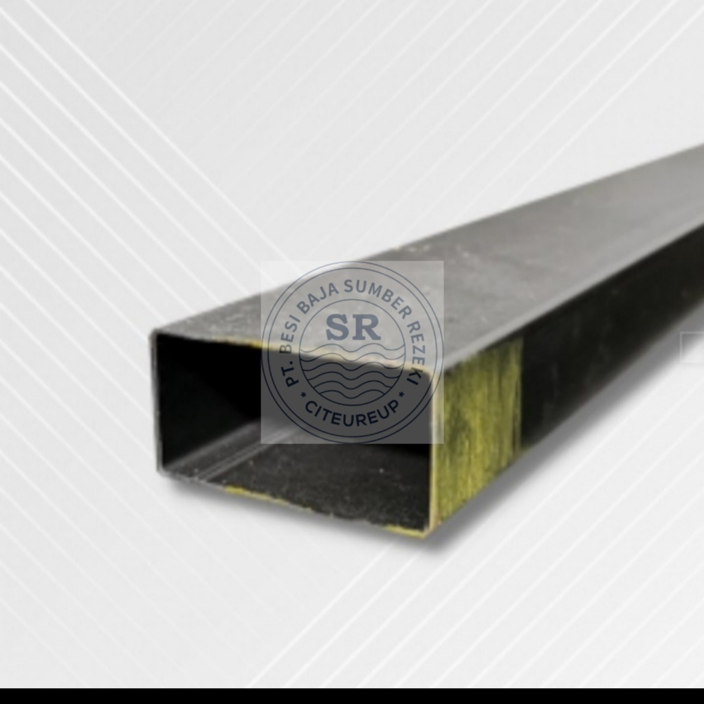 BESI HOLLOW HITAM  40X80X2.6 (2.2) PANJANG 6 METER