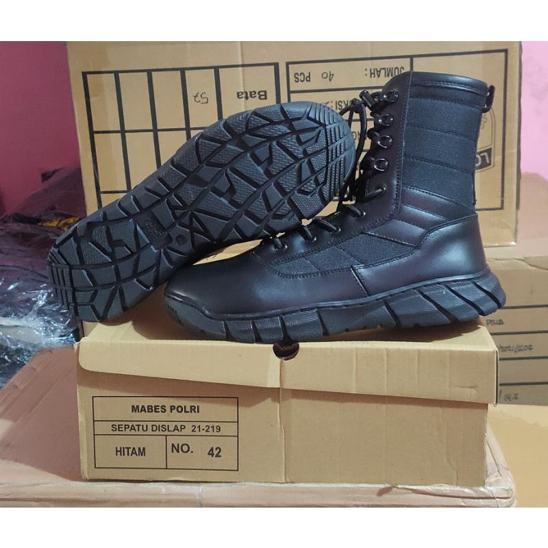 Sepatu pdl  polri original