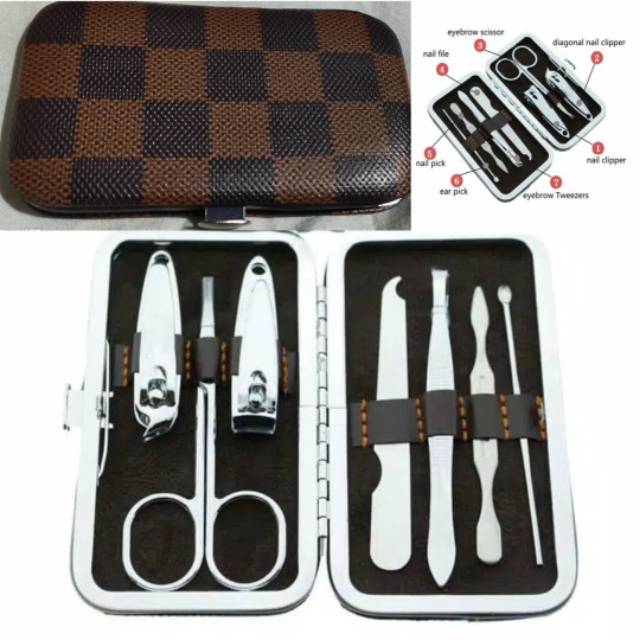 Gunting kuku Manicure Pedicure Set Alat Perawatan nail art stainless