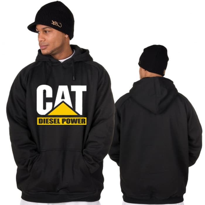hodie pria,jaket pria, jaket hodie JAKET SWEATER HOODIE JUMPER CAT DIESEL POWER CATERPILLAR