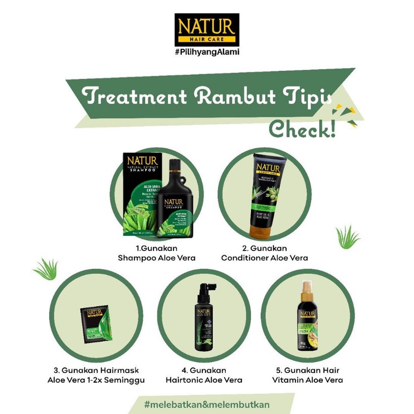 ⭐BAGUS⭐ NATUR HAIR TREATMENT | Shampoo / Conditioner / Tonic / Vitamin