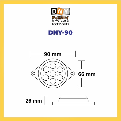 Lampu Aksesoris Led DNY 90