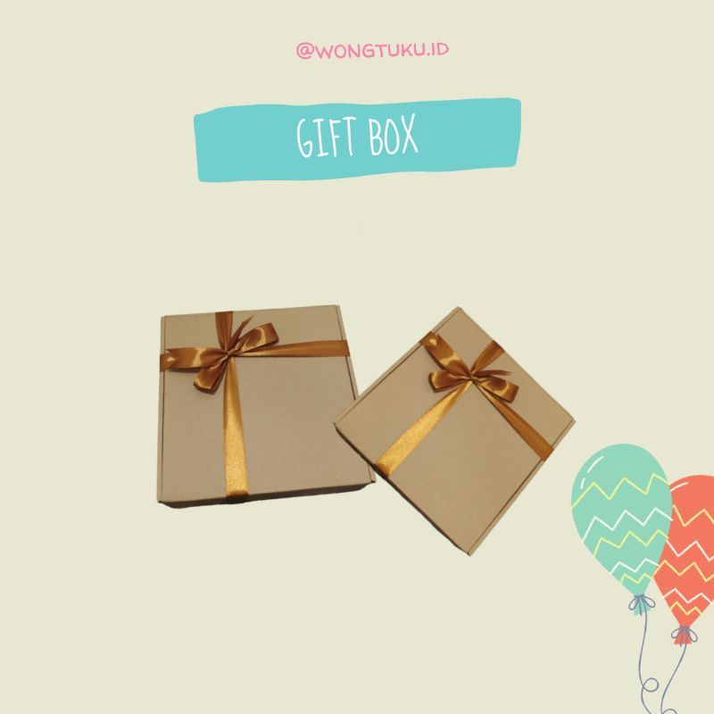 

WONGTUKU ID | Gift Box | Free ucapan by request