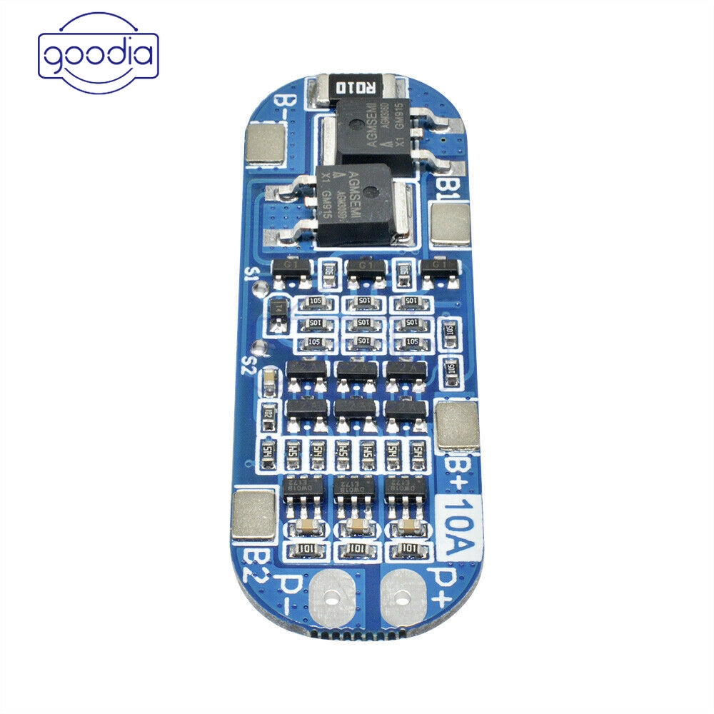 Papan Pcb Pelindung Baterai Lithium Li-Ion 3s 10a 11.1v 12.6v 18650