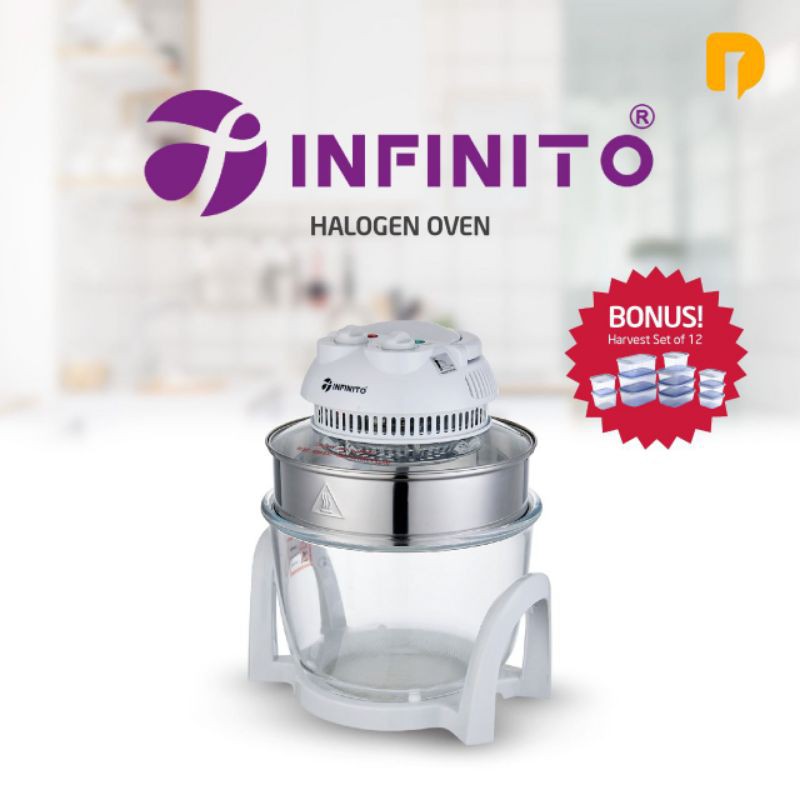 Oven Transparan || Halogen oven infinito