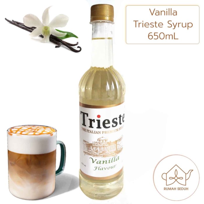 

650mL Sirup Vanila Trieste - Vanilla Italian Syrup