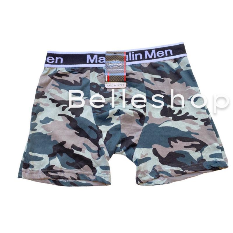 Celana Boxer Pria Sport Karet ARMY Premium Import