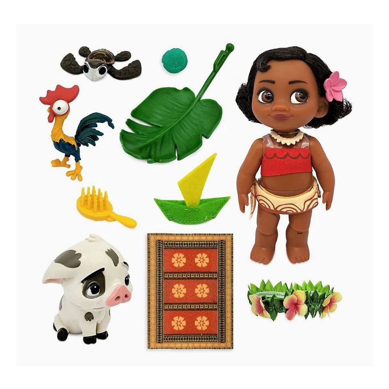 Disney Moana Animators' Collection Mini Doll Play Set – 5 Inches