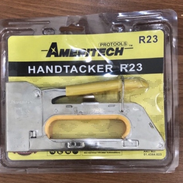 

AMERITECH R23 kng hekter tembak Gun tacker Ameritech R23 staples gun TACK GUN SHOOT STAPLE STAPLER hand tacker handtacker steples