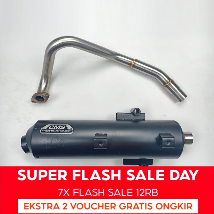 PROMO MO1TO Knalpot CMS Gen 1 Vario 150 Original vario tzm proliner r9 110 125 150 spacy nmax mio m3