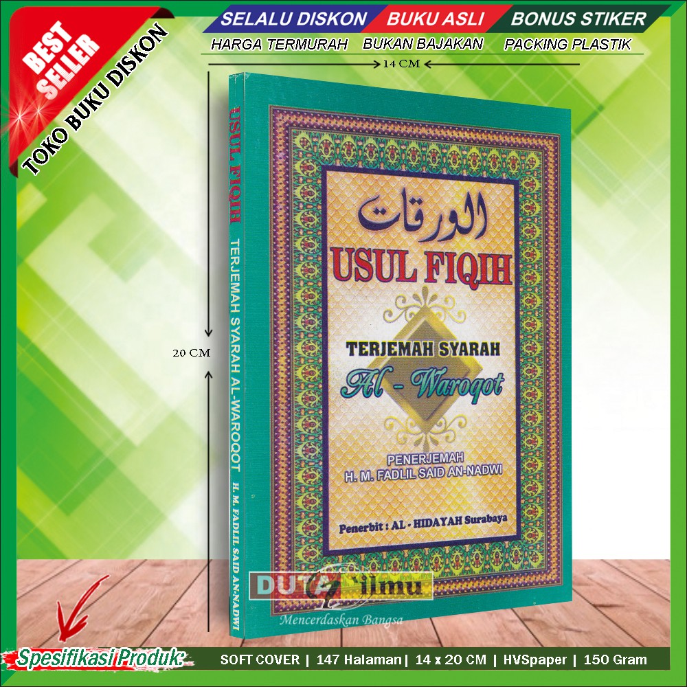 Jual Terjemah Kitab Syarah Waroqot Ushul Fiqih Indonesia Shopee