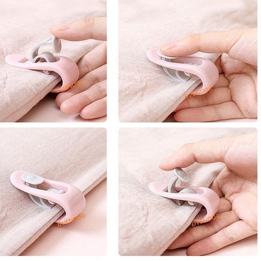 PENJEPIT SPREI KLIP SELIMUT SHEET FIXING HOLDER ANTI GESER CLIP BUCKLE NO-NEEDLE JEPITAN QUILT 1 pcs