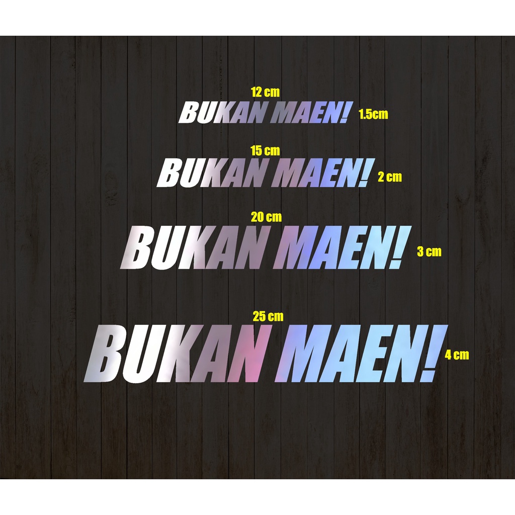 promo stiker bulan maen / stiker bukan viral / stiker viral