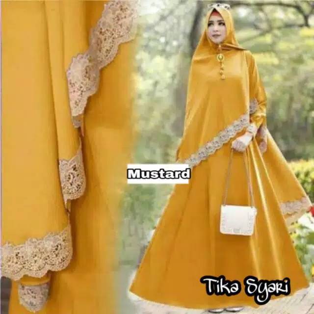 COD GAMIS TIKA SYAR'I//GAMIS WANITA//GAMIS MOSCREP