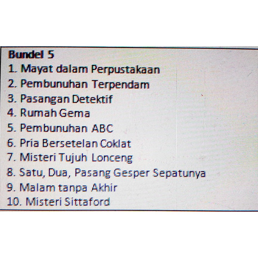 AGATHA CHRISTIE - bundel bundle 5 - ECERAN