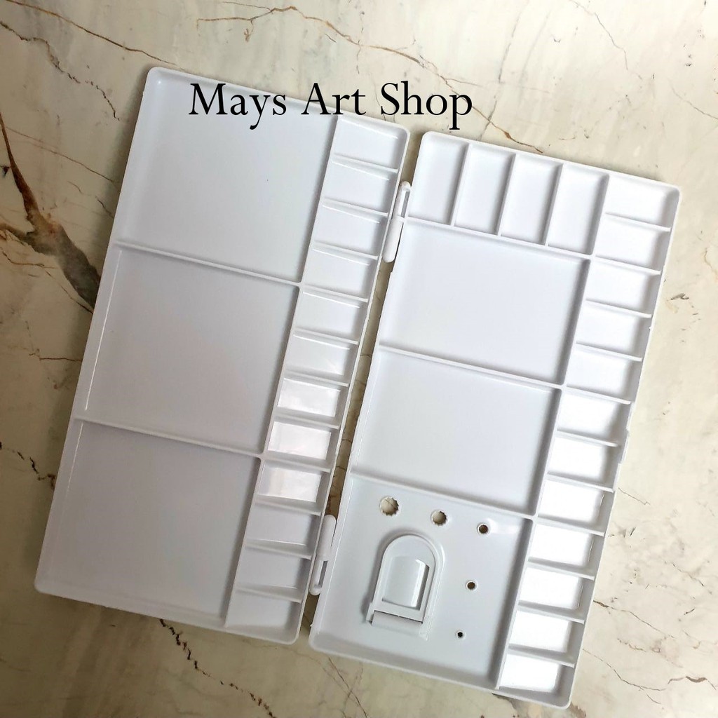 

Palet Plastik V-Tec RD 33 (Buka Tutup / Lipat) Tempat Cat Lukis Air Akrilik