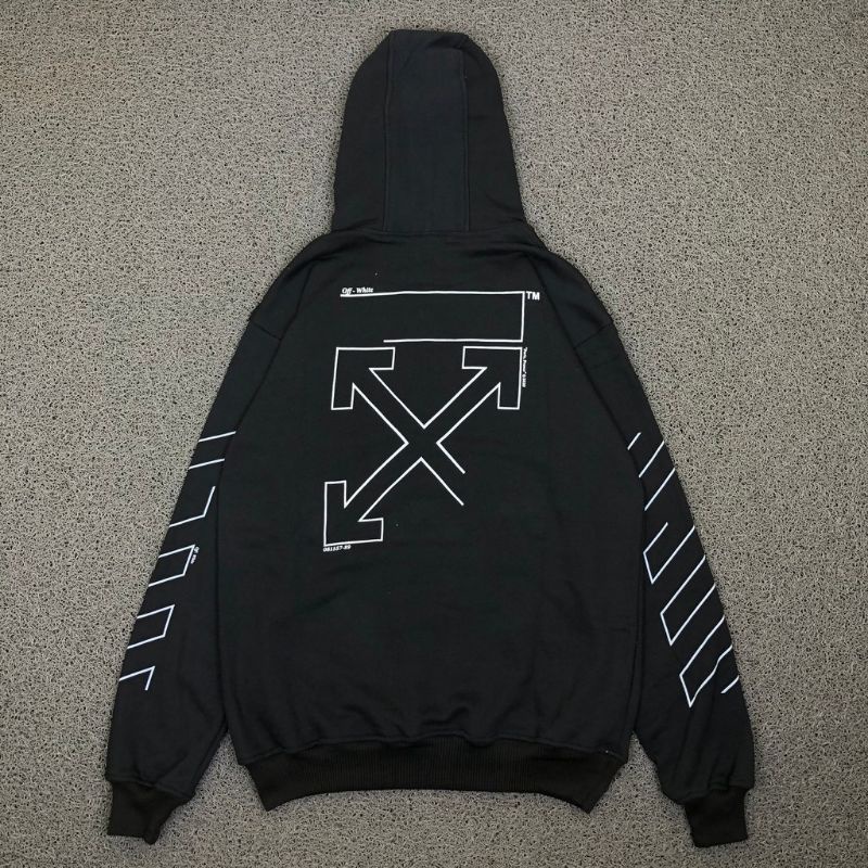 HODDIE OFF WHITE VIRGIL ABLOH BLACK  | OUTERWARE | SWEATER