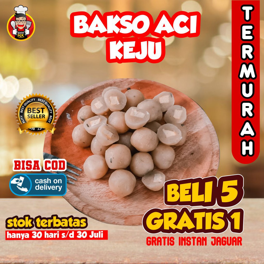 PENTOL ACI MENTAH JAGUAR 20Biji TERMURAH ALL VARIAN ISI BASO ACI BOCI BAKSO ACI BELI 5 GRATIS 1