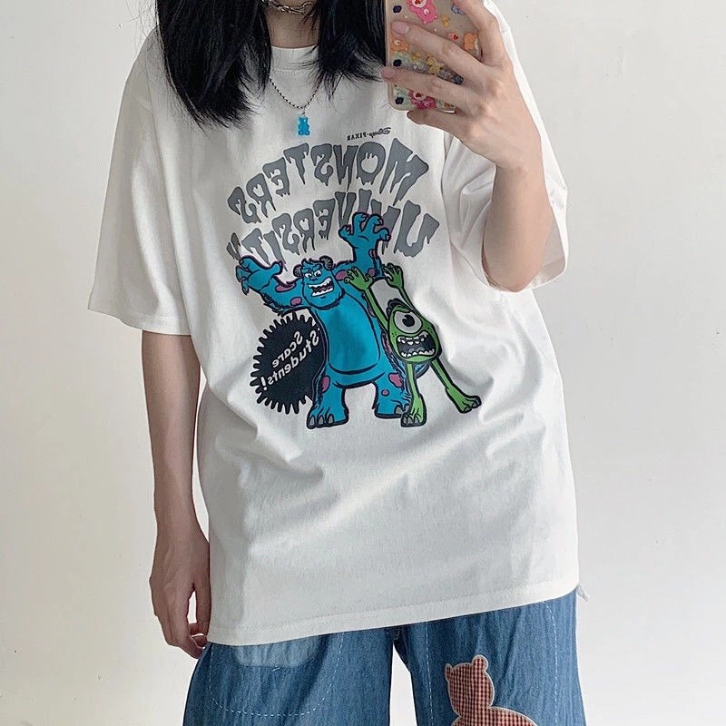 AFI - VC - Kaos Oversize Wanita Monster (LD 106, P 65)*