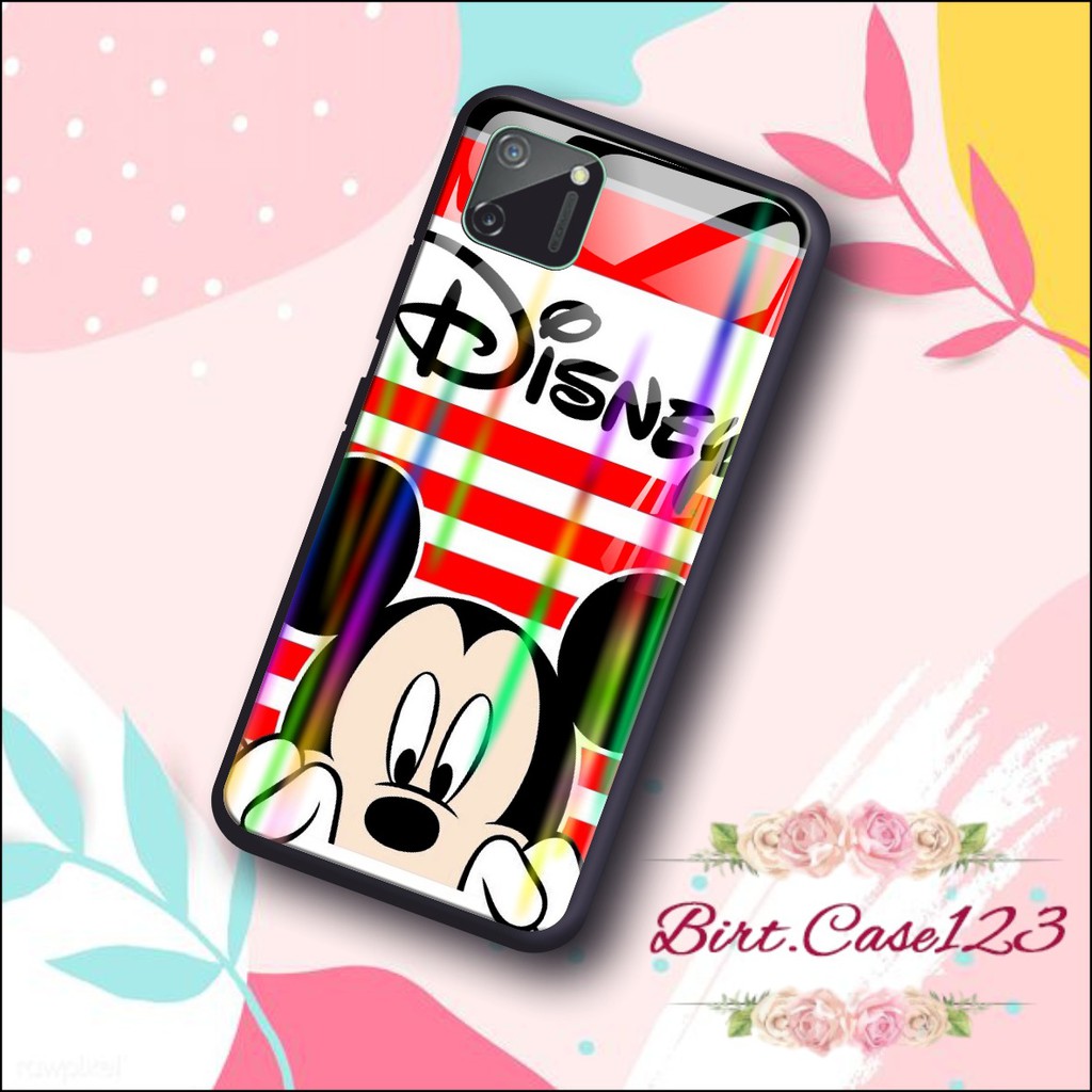 case softcase gambar MICKEY MOUSE back case glass aurora Vivo Y91 Y17 Y12 Y15 Y93 Y95 Y81 Y83 BC146