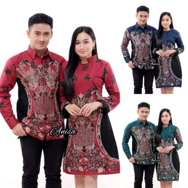 Couple atasan batik lengan panjang