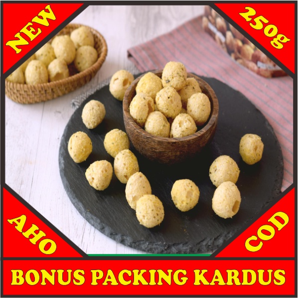 

Tahu Bulat Kering Original 250gr - Aho Snack