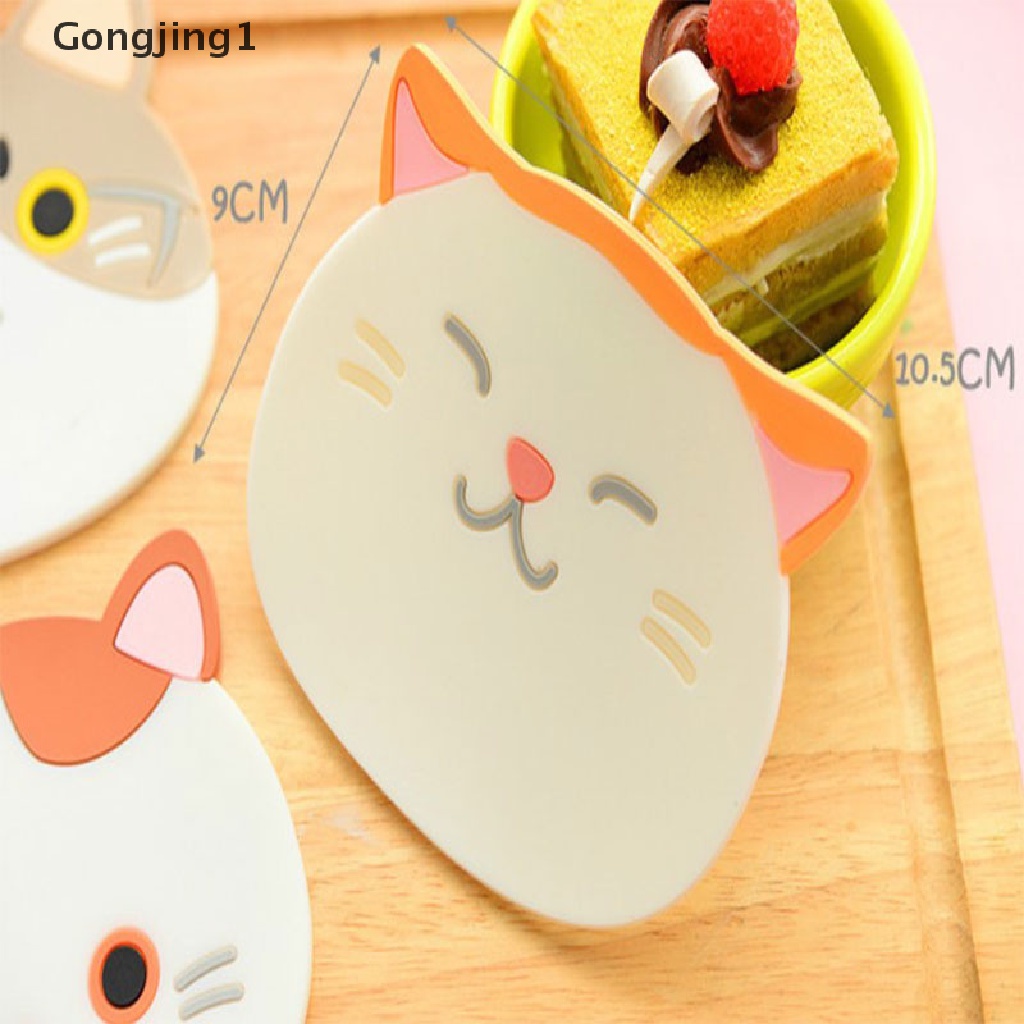 Gongjing1 1Pc Tatakan Piring Bentuk Awan Bahan Silikon Food Grade Anti Air Untuk Anak