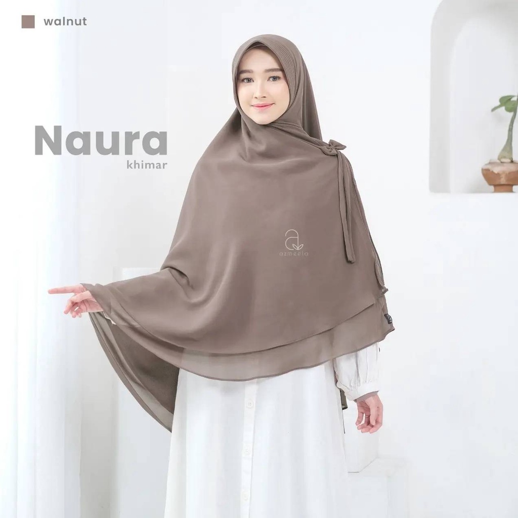 AZMEELA NAURA KHIMAR 2 LAYER