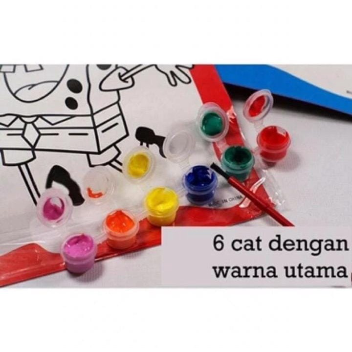 Mainan (1 Set) Mewarnai Cat Air Water Color Set Anak Edukasi Anak Import