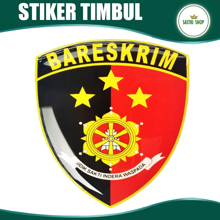 

Stiker Timbul Logo Bareskrim Limited Edition