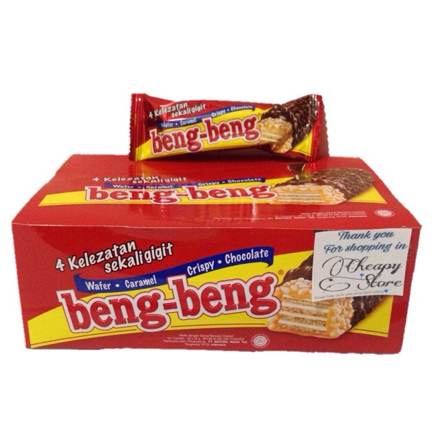 Beng-Beng Wafer Caramel Crispy Real Chocolate (isi 20pcs x