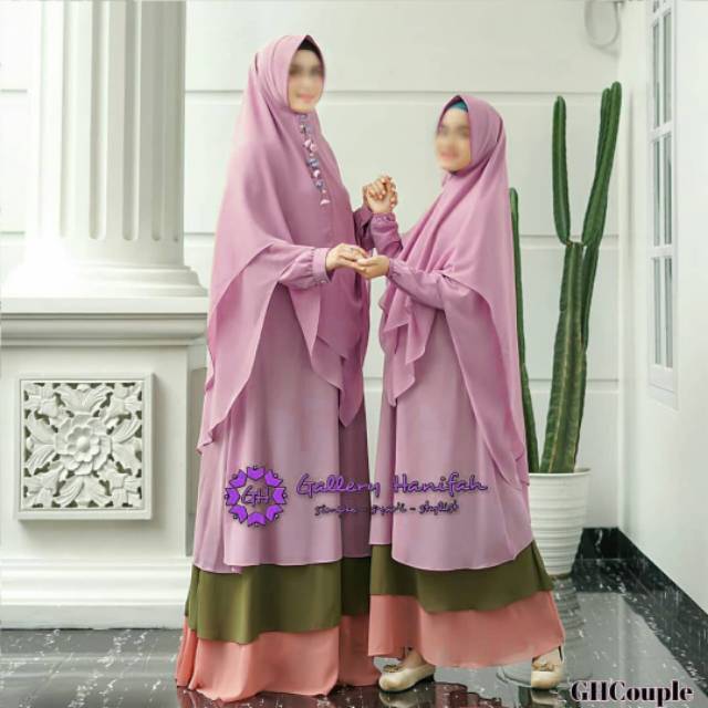 FASHION MUSLIM PAKAIAN WANITA HUMAIRA KIDS SYARI/GAMIS ANAK CERUTY POLOS TERMURAH TERLARIS