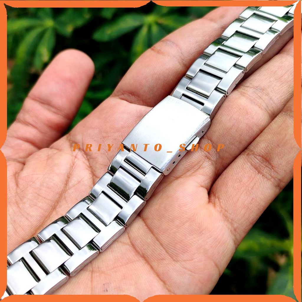 Strap Tali Jam Tangan Rantai Stainless Stell B3031 Strap Tali Rantai 20mm