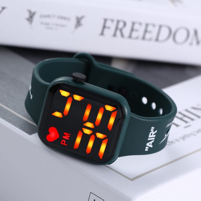 BISA COD - Jam Tangan Wanita Mewah Dan Elegan Jam Tangan Wanita Dewasa JAM TANGAN WANITA NIKE TREND LED DIGITAL STRAP RUBBER TERLARIS