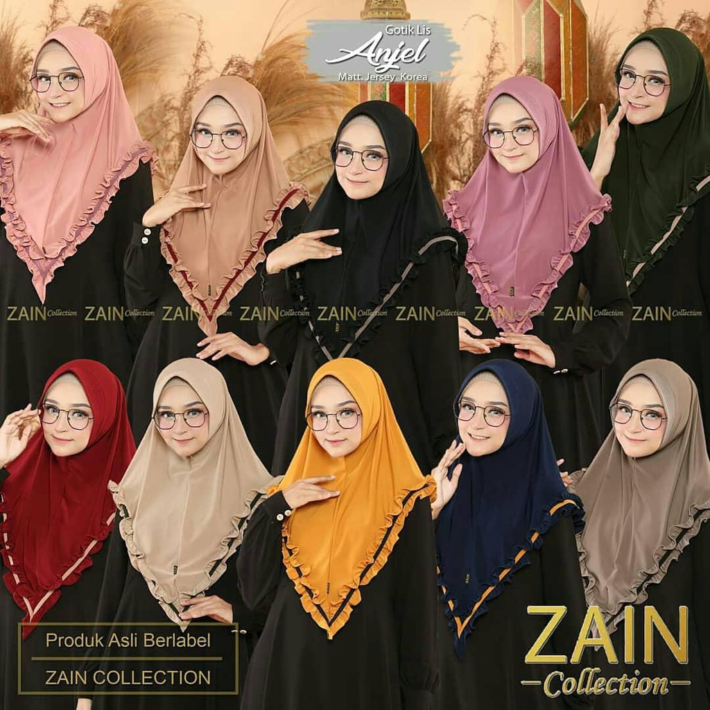 TERBARU HIJAB INSTAN ANJEL ORIGINAL SIMPLE ZAIN COLLECTION