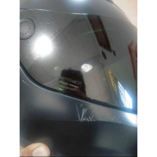 helm nolan n605 hitam dop bekas