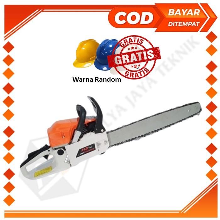 Gergaji Mesin Senso Bensin Chainsaw Mini Potong Kayu Bar 22 Inch