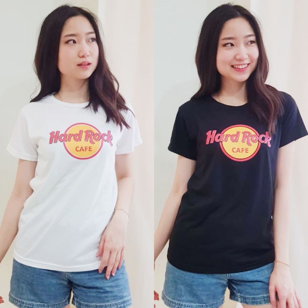 Dollarteeshop Kaos Wanita Lengan Pendek - Kaos Wanita Murah - Kaos Distro - Hard Rock