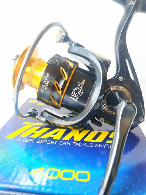 REEL INDIGO THANOS 2000 4000 6000 13 BALL BEARINGS HANDLE METAL