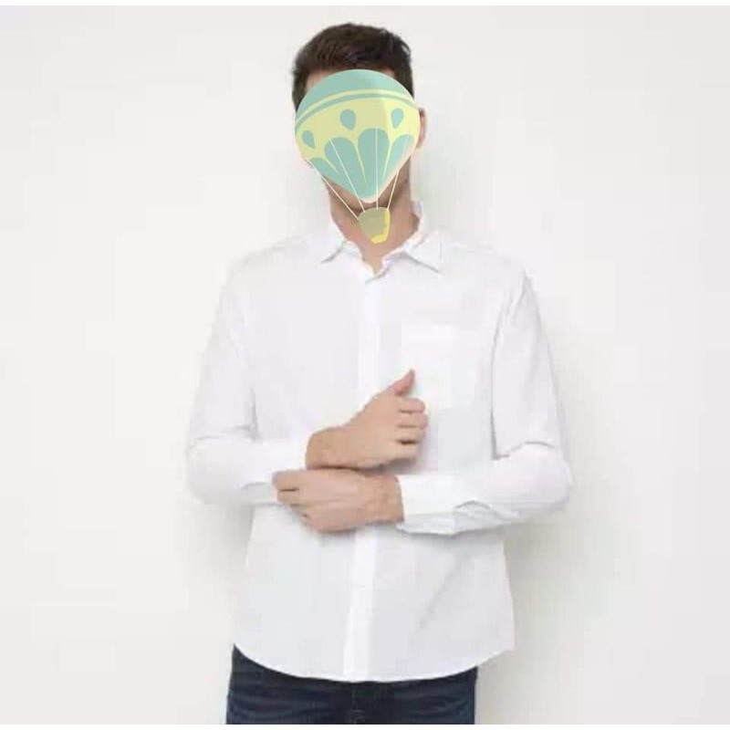 Branded Big Size Jumbo Kemeja Putih Y-Land