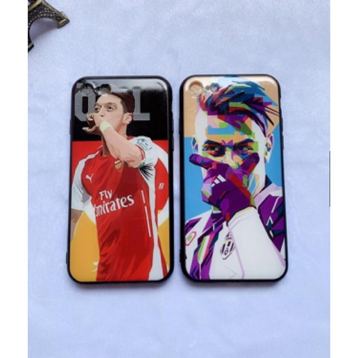 CASE HP MOTIF BOLA/FOOTBALL TYPE IPHONE 7/7+/XS MAX PLAYER CASE / ART PAINTING CASE