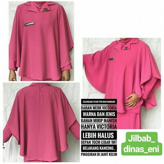 SELENDANG SYARI PSH BHAYANGKARI merk VICTORIA kancing belakang