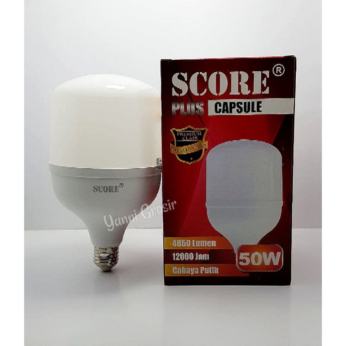 Lampu Bohlam LED Score Plus Capsule 50 watt
