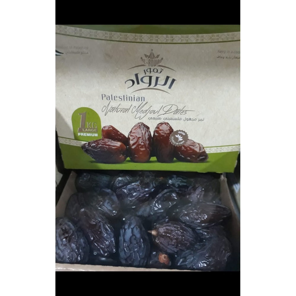 

Kurma Medjool Palestina Al Rowad1Kg Komposisi 100% Kurma