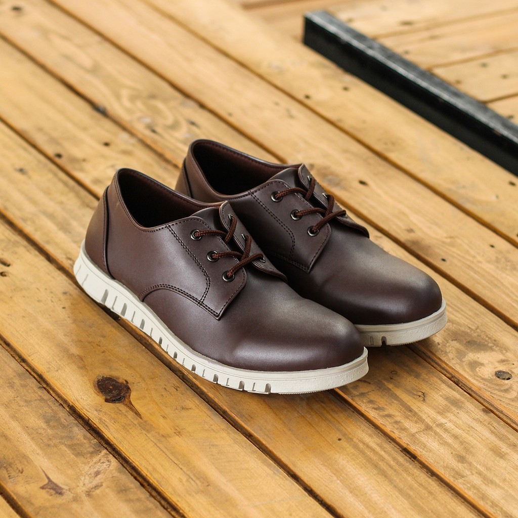 PASTOR BROWN |FORIND x Lvnatica| Sepatu Sneakers Tali Santai Kasual Pria/Cowok/Men Sneaker Footwear