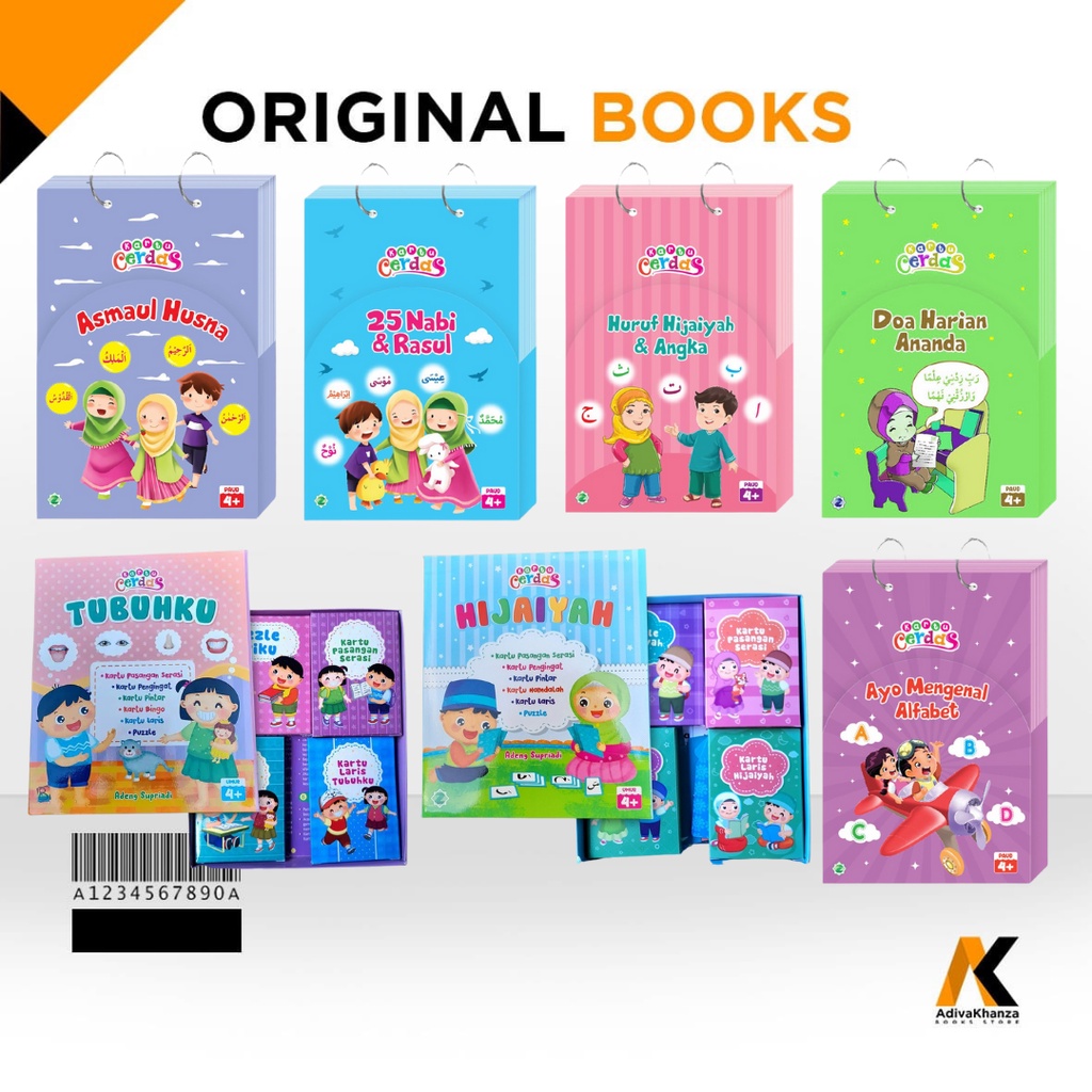 Flashcard - Alat Peraga Edukasi (APE) - Kartu Cerdas Anak - Kartu Pintar Anak ( Penunjang PAUD)