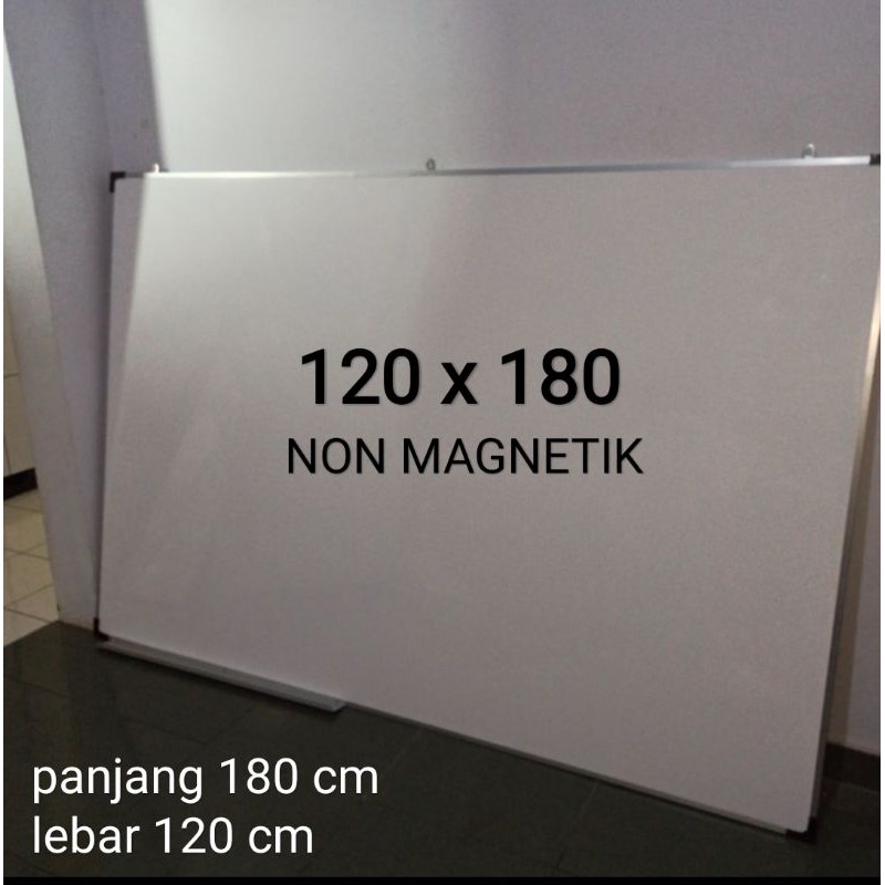 Whiteboard 120 x 180 cm papan tulis 120 x 180 cm