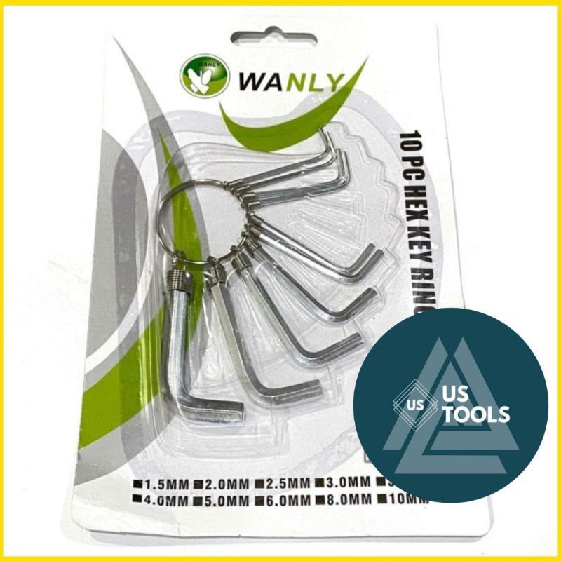 Kunci L set 10pcs / Hexkey 10pcs Hexagon