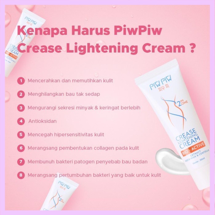 Piw Piw Crease Lightening Cream Pemutih Pencerah Ketiak Selangkangan Piw Piw Crease Lightening Cream Pemutih Pencerah Ketiak Selangkangan