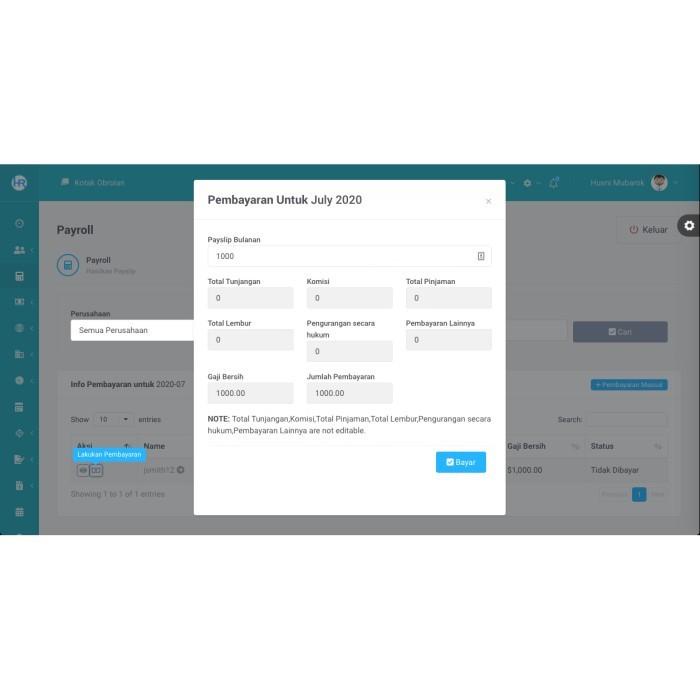 DVD HRD HRIS Payroll dan Penggajian Absensi Cuti PHP